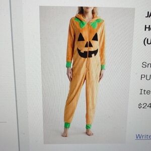 Jaclyn Halloween Hooded Jumpsuit (Unisex)